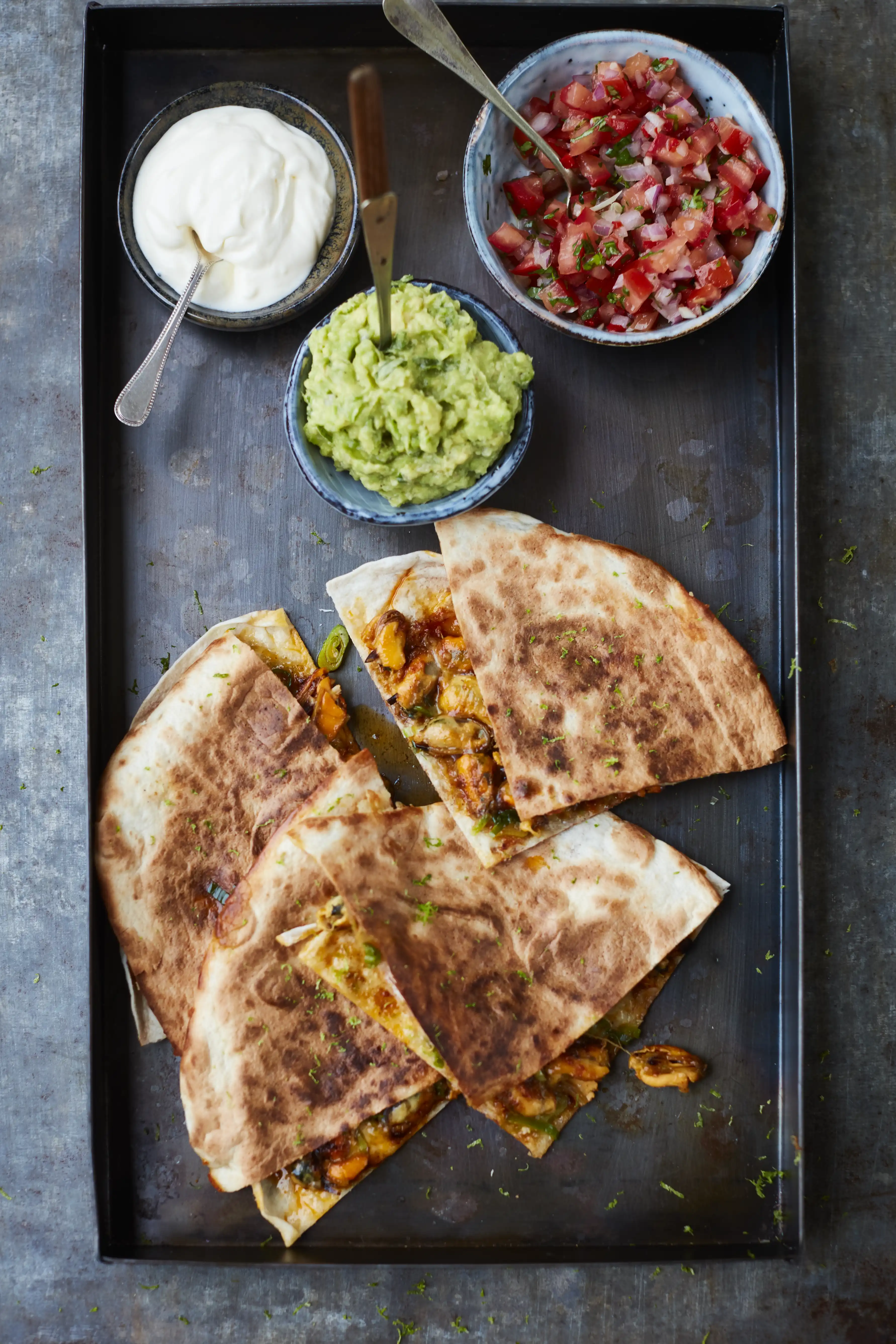 Quesadilla with Mussels